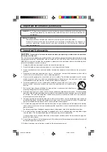 Предварительный просмотр 3 страницы Sharp 25R S100 Operation Manual