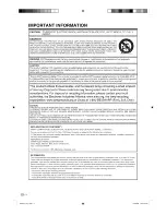 Preview for 3 page of Sharp 26DV24U - LC - 26" LCD TV Operation Manual