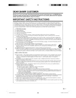 Preview for 4 page of Sharp 26DV24U - LC - 26" LCD TV Operation Manual