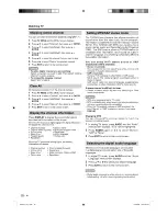 Preview for 17 page of Sharp 26DV24U - LC - 26" LCD TV Operation Manual