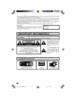 Предварительный просмотр 2 страницы Sharp 26SL72 Operation Manual