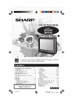 Sharp 27F540 Operation Manual предпросмотр