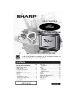 Sharp 27F541 XFlat Operation Manual preview