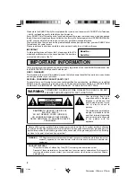 Предварительный просмотр 2 страницы Sharp 27F543 XFlat Operation Manual