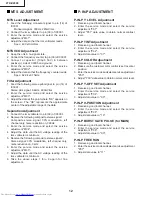 Предварительный просмотр 12 страницы Sharp 27K-X2000 Service Manual