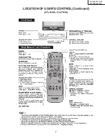 Preview for 7 page of Sharp 27L-S100 Service Manual