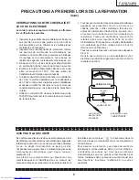 Предварительный просмотр 5 страницы Sharp 27L-S500 Service Manual