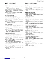 Предварительный просмотр 15 страницы Sharp 27L-S500 Service Manual