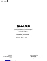 Предварительный просмотр 64 страницы Sharp 27L-S500 Service Manual