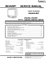 Предварительный просмотр 1 страницы Sharp 27N S100 Service Manual