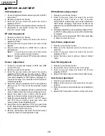 Предварительный просмотр 10 страницы Sharp 27N S100 Service Manual