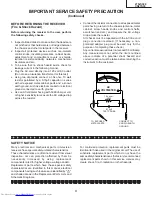 Предварительный просмотр 3 страницы Sharp 27N S300 Service Manual