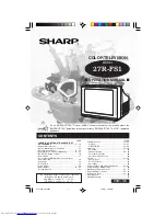 Sharp 27R-FS1 Operation Manual предпросмотр