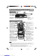 Предварительный просмотр 14 страницы Sharp 27R-FS1 Operation Manual