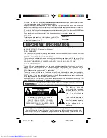 Предварительный просмотр 2 страницы Sharp 27R-S100 Operation Manual