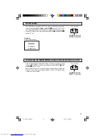 Предварительный просмотр 17 страницы Sharp 27R-S100 Operation Manual