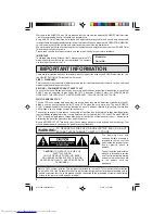 Preview for 2 page of Sharp 27R-S400 Operation Manual