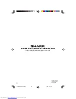 Preview for 56 page of Sharp 27R-S400 Operation Manual