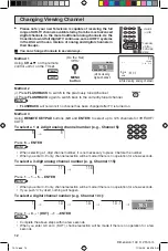 Предварительный просмотр 12 страницы Sharp 27SC260 Operation Manual