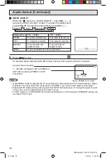 Предварительный просмотр 16 страницы Sharp 27SC260 Operation Manual