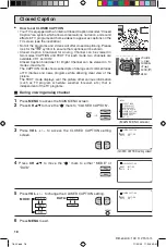 Предварительный просмотр 18 страницы Sharp 27SC260 Operation Manual