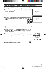 Предварительный просмотр 27 страницы Sharp 27SC260 Operation Manual