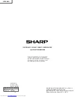 Предварительный просмотр 38 страницы Sharp 27SC260 Service Manual