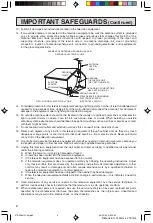 Предварительный просмотр 4 страницы Sharp 27SF560 Operation Manual