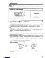 Предварительный просмотр 5 страницы Sharp 27SF56B Operation Manual