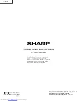 Preview for 39 page of Sharp 27U-S610 Service Manual