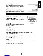 Preview for 34 page of Sharp 28HW-57E Operation Manual