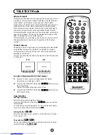 Preview for 30 page of Sharp 28JF-73H Operation Manual