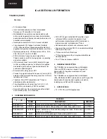 Предварительный просмотр 52 страницы Sharp 28JF-76E Service Manual