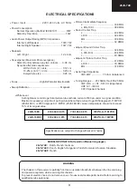 Предварительный просмотр 3 страницы Sharp 28JS-74E Service Manual