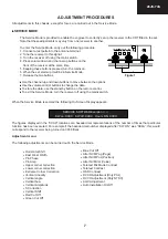 Предварительный просмотр 7 страницы Sharp 28JS-74SS Service Manual