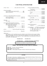 Предварительный просмотр 3 страницы Sharp 28JW-76E Service Manual