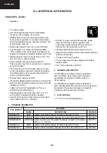 Предварительный просмотр 52 страницы Sharp 28JW-76E Service Manual