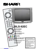 Предварительный просмотр 1 страницы Sharp 28LS-92EC Operation Manual