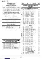 Sharp 29A-80ST Parts List предпросмотр