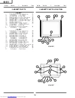 Предварительный просмотр 11 страницы Sharp 29A-80ST Parts List