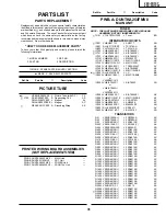 Предварительный просмотр 1 страницы Sharp 29C-FH100T Parts List