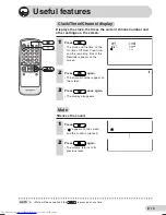 Предварительный просмотр 12 страницы Sharp 29F-PA330 Operation Manual