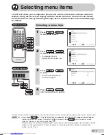 Предварительный просмотр 14 страницы Sharp 29F-PA330 Operation Manual