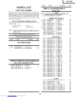 Предварительный просмотр 27 страницы Sharp 29FL91M Service Manual