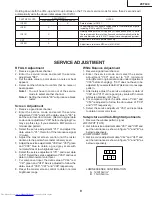 Предварительный просмотр 9 страницы Sharp 29FL94 Service Manual