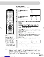 Предварительный просмотр 25 страницы Sharp 29H-F200RU Operation Manual