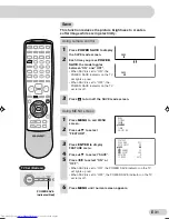 Предварительный просмотр 31 страницы Sharp 29H-F200RU Operation Manual