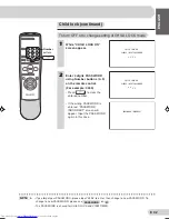 Предварительный просмотр 33 страницы Sharp 29H-FD1S Operation Manual