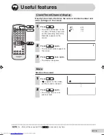 Предварительный просмотр 11 страницы Sharp 29H-FG3RU Operation Manual