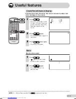 Предварительный просмотр 11 страницы Sharp 29H-FX3M Operation Manual